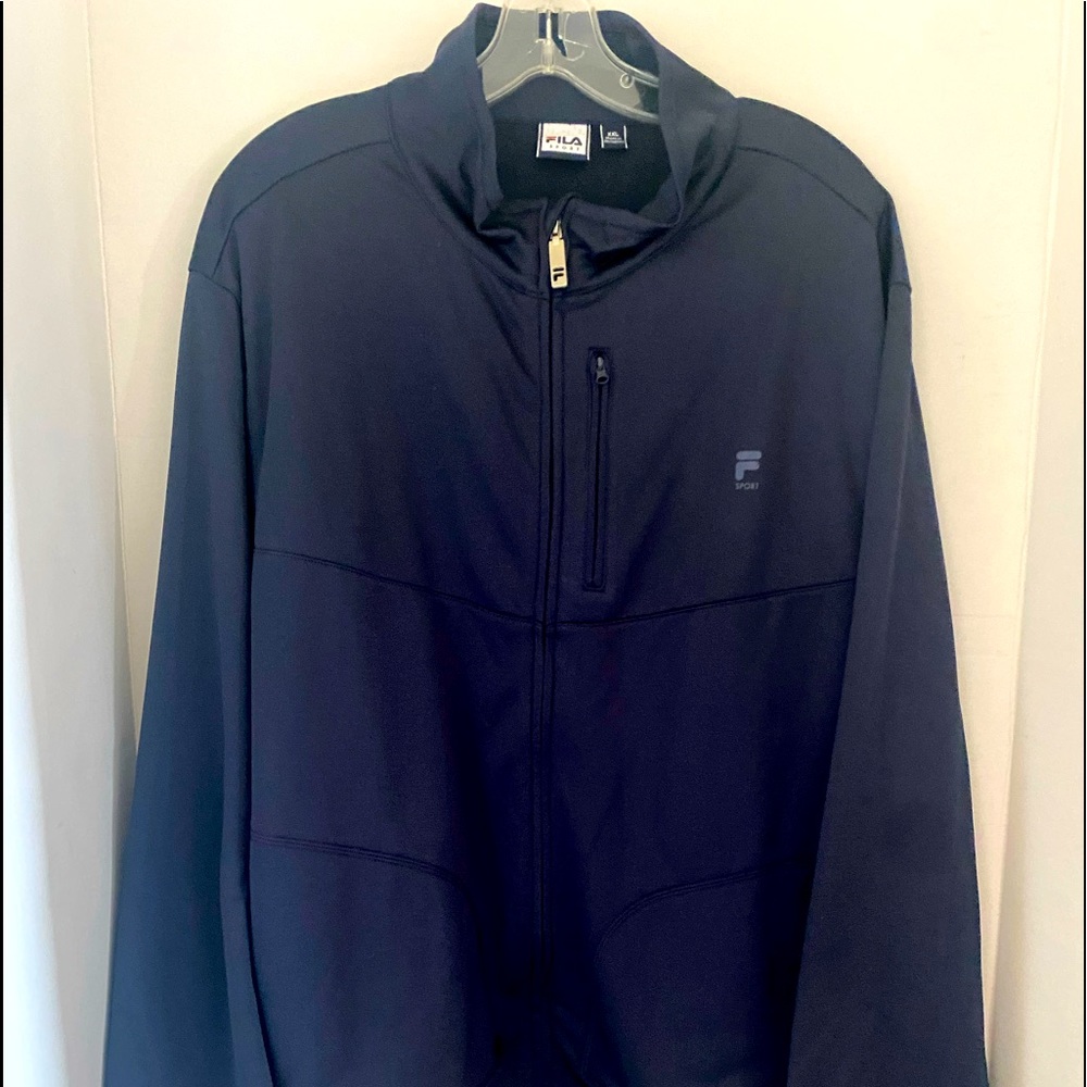 NWT FILA Zipper Jacket Media Pocket